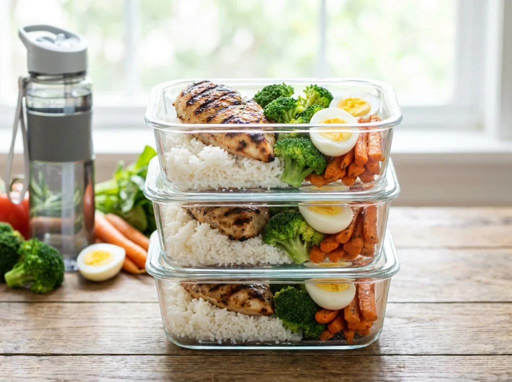 Chicken and Rice Protein Bowls