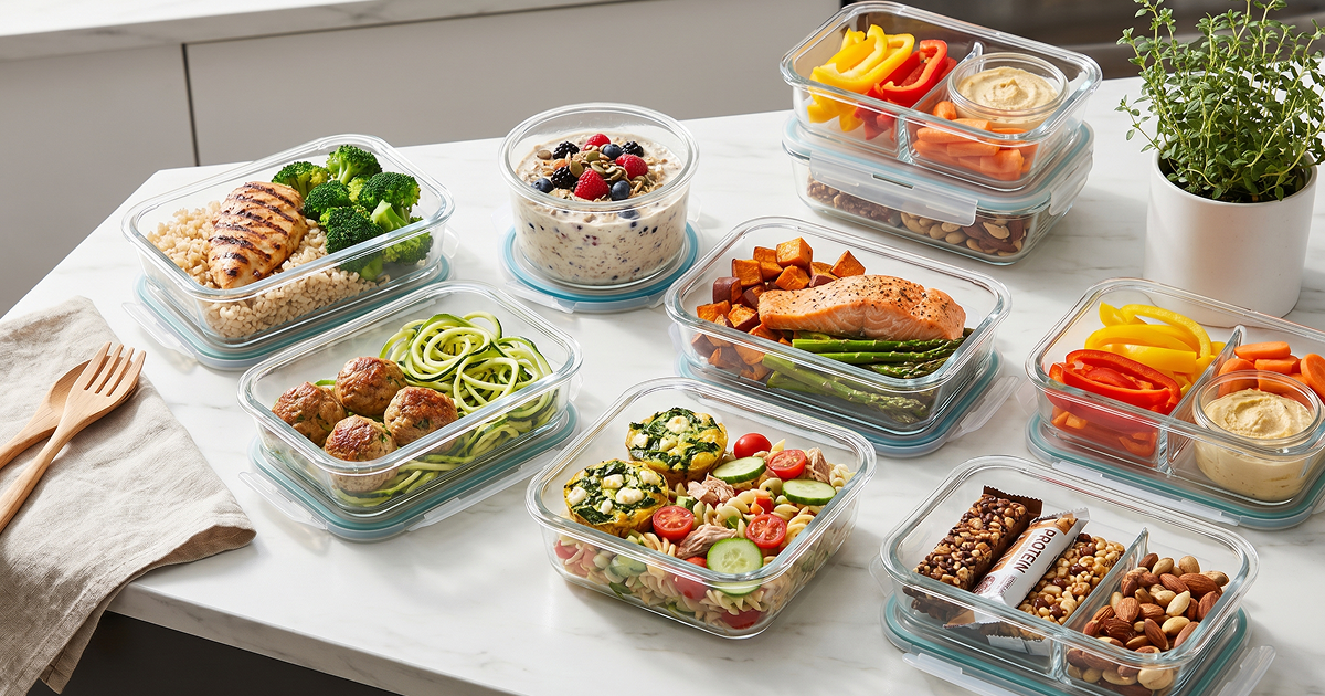 Affordable high protein meal prep containers for busy people
