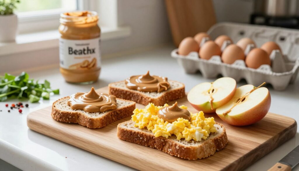 Creative Snack Combos with Peanut Butter and Eggs