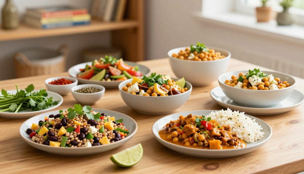Global flavors in protein meals