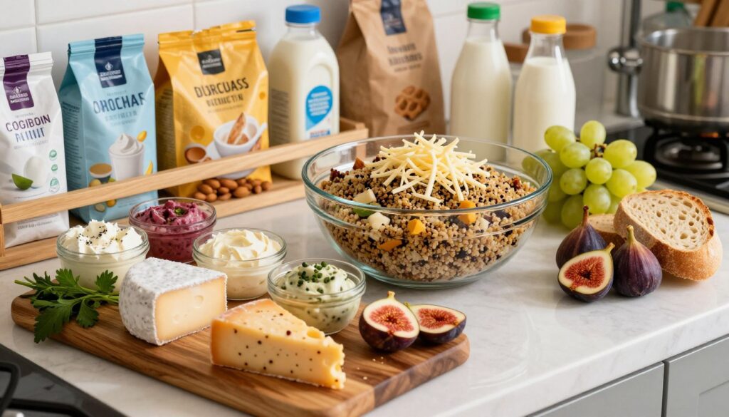 Incorporating dairy alternatives and cheesy delights Incorporating dairy alternatives and cheesy delights