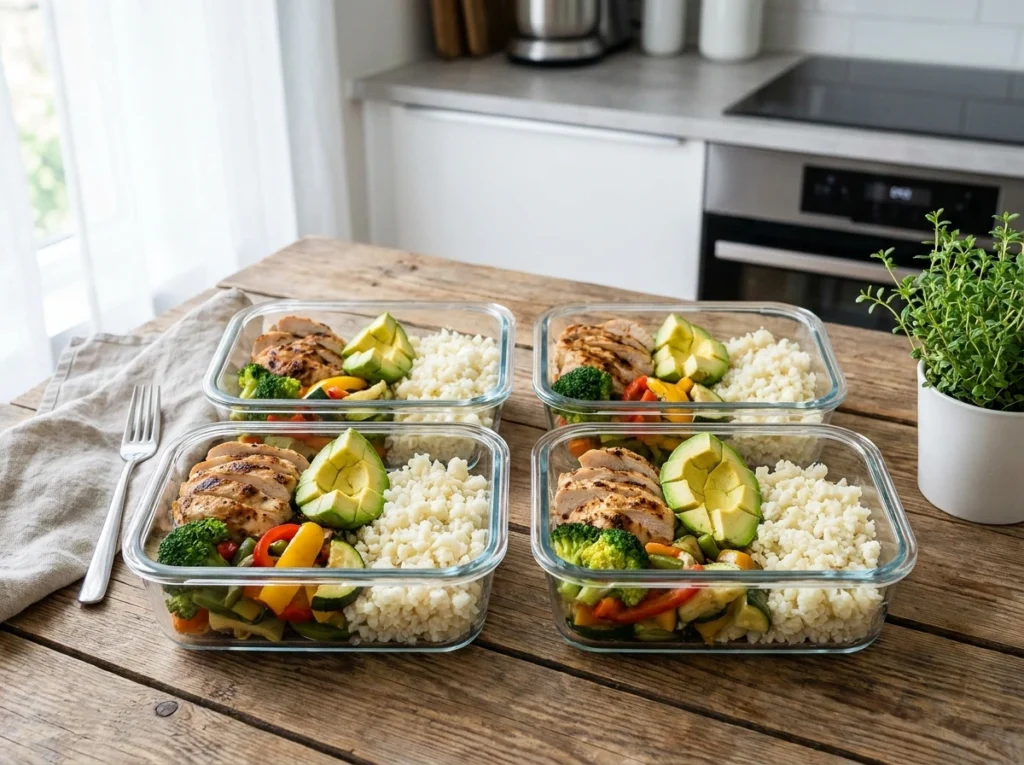 Low Carb Chicken Meal Prep