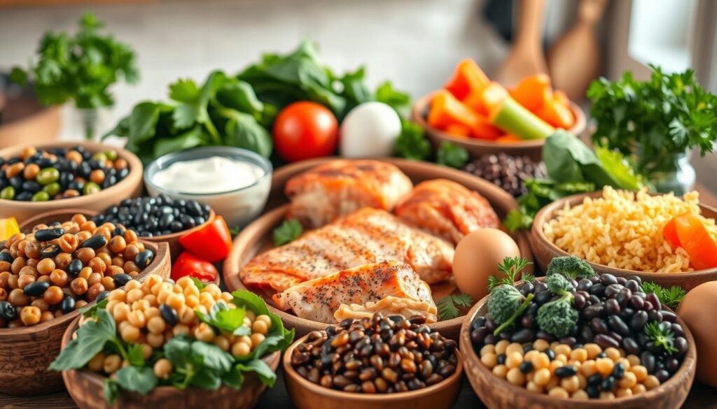 Protein-rich ingredients for healthy cooking