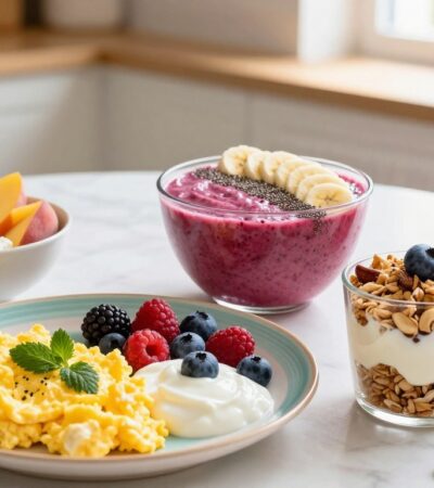 healthy high protein breakfast