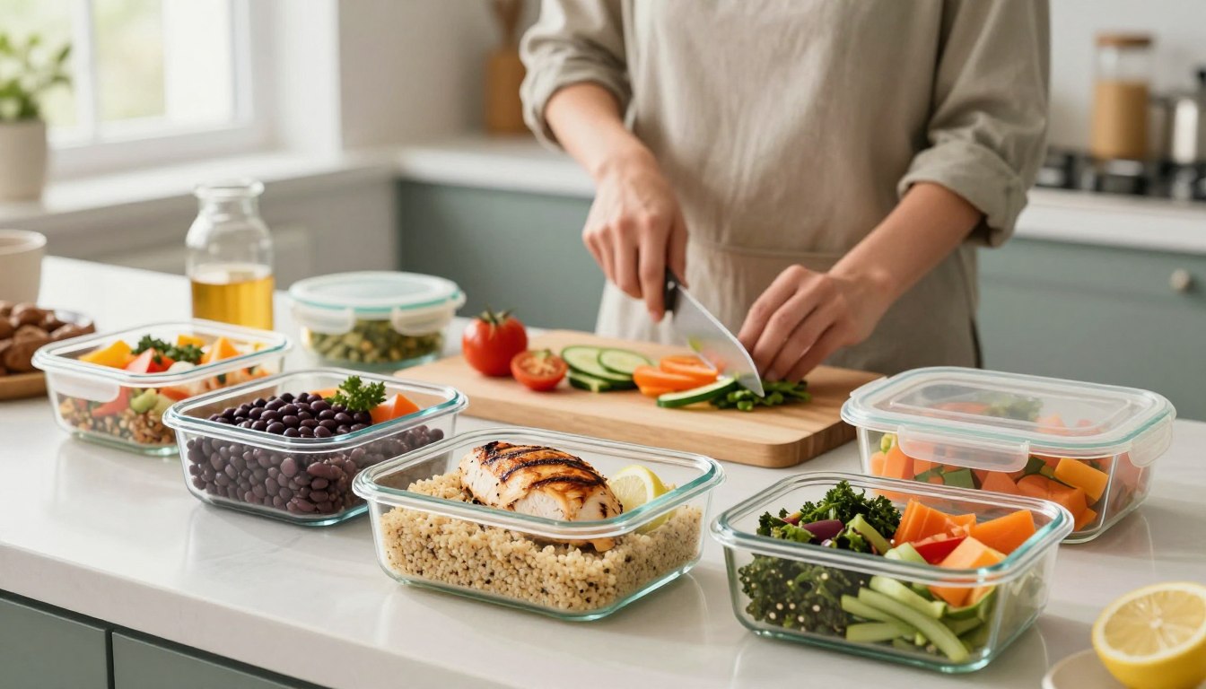healthy meal prep for busy people