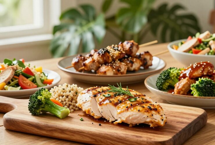 high protein chicken recipes