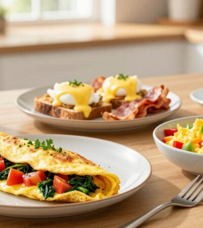 high protein egg breakfast