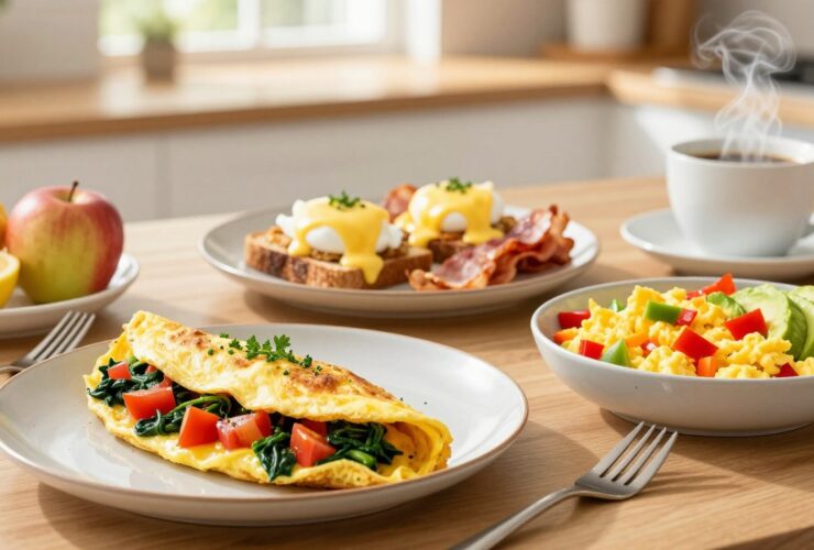 high protein egg breakfast