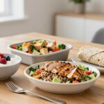 high protein lunches for work