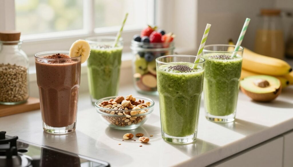 high-protein smoothies and shakes