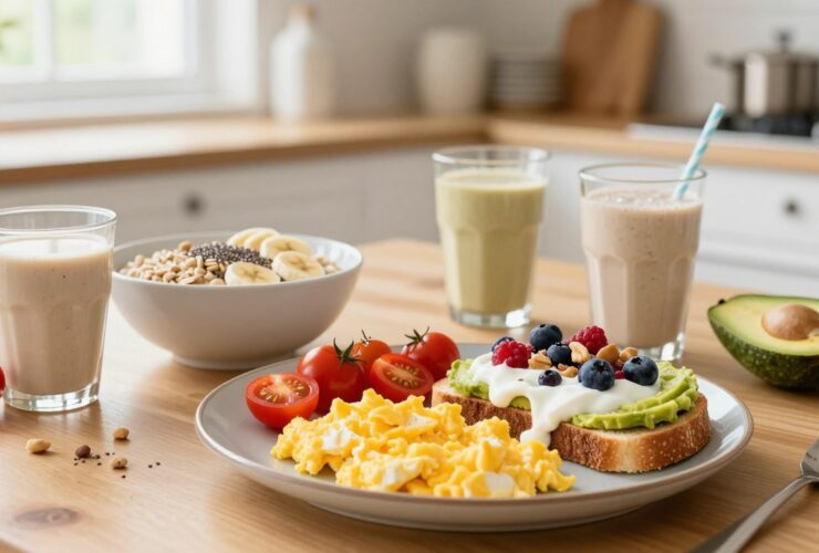 quick high protein breakfast