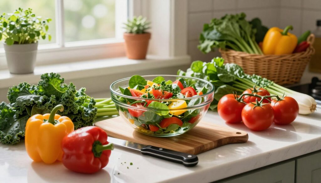 Adding Fresh Vegetables for Balanced Nutrition