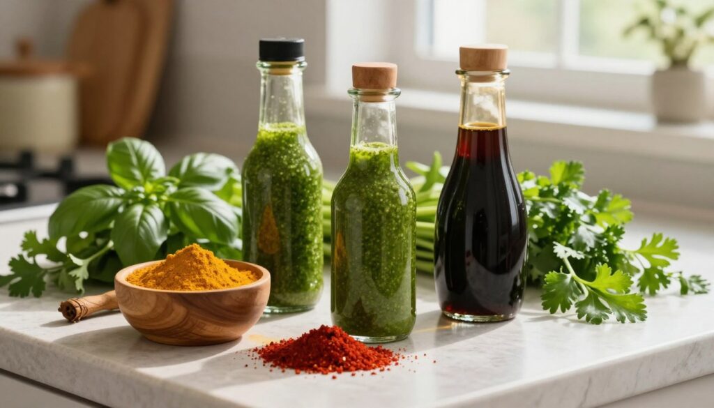 Creative Use of Spices and Sauces