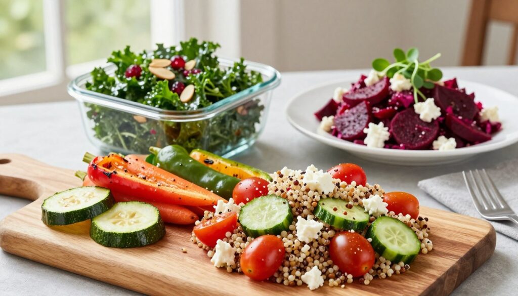 Creative side dishes and salads for meal prep