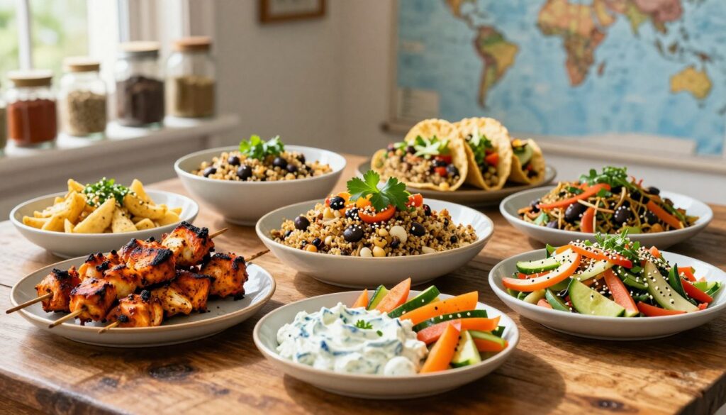 Global inspirations for flavorful meals