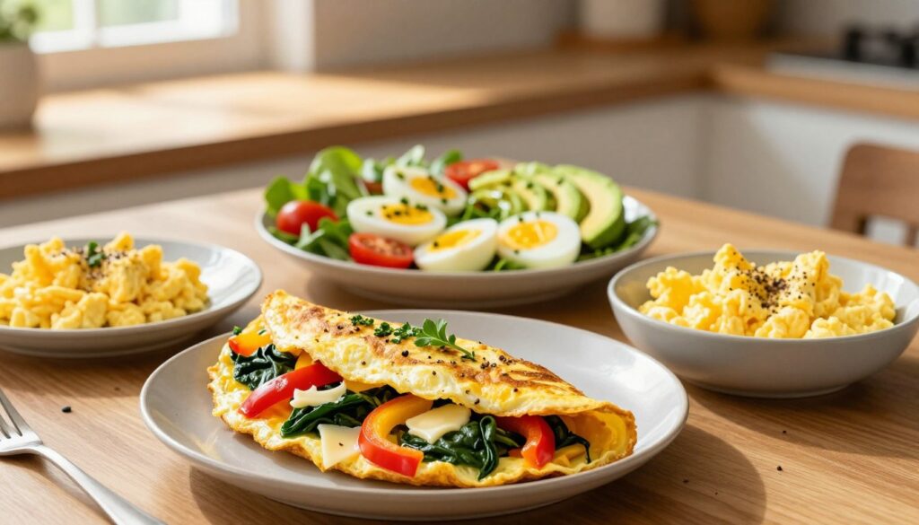 Versatile egg recipes for a healthy diet