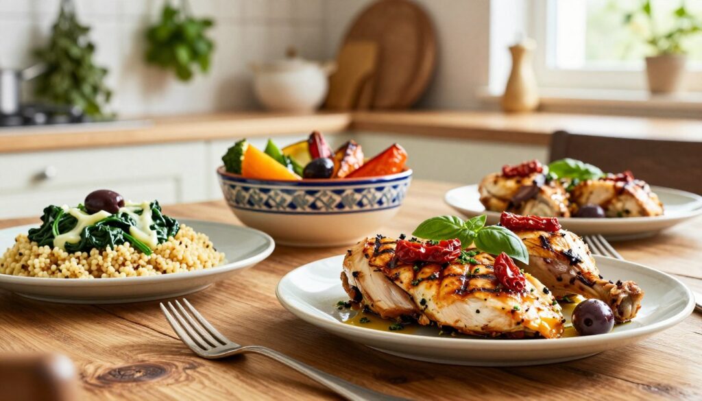 high protein chicken dinners