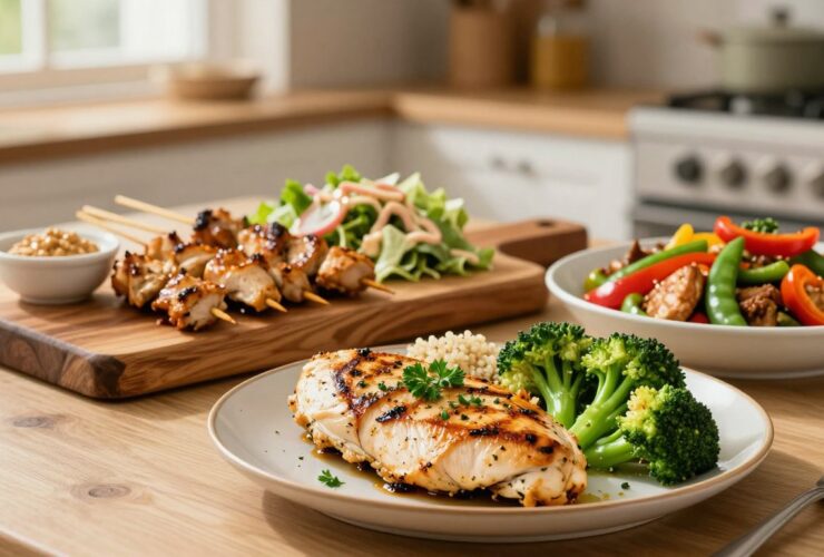 high protein chicken dinners