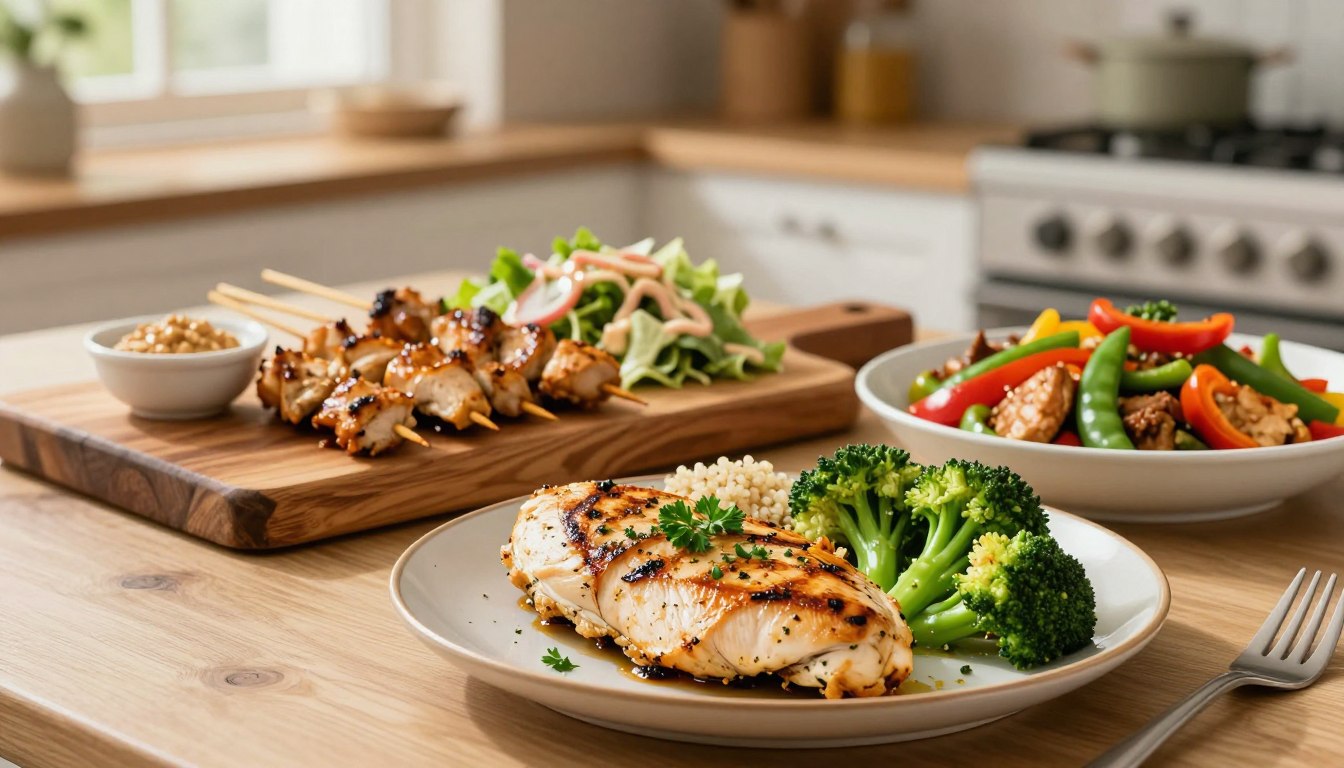 high protein chicken dinners