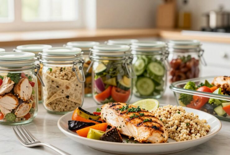 high protein chicken lunch