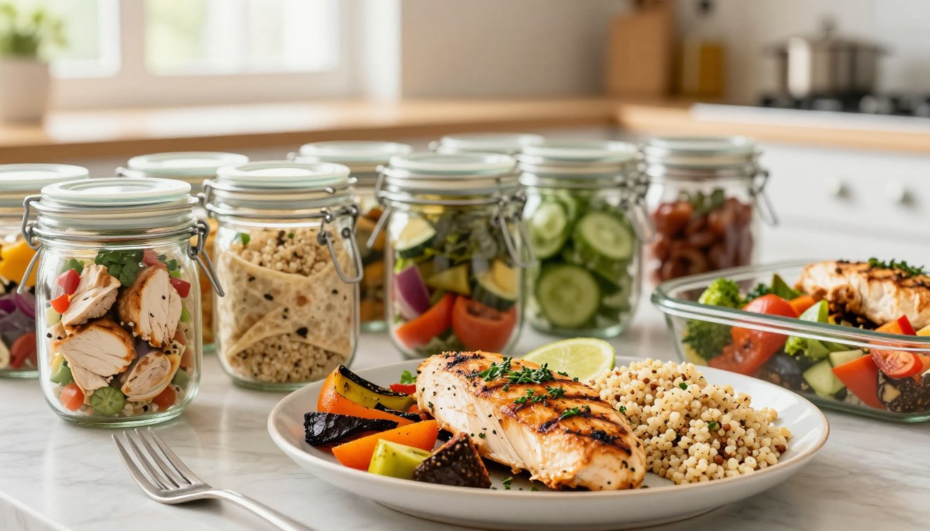 high protein chicken lunch