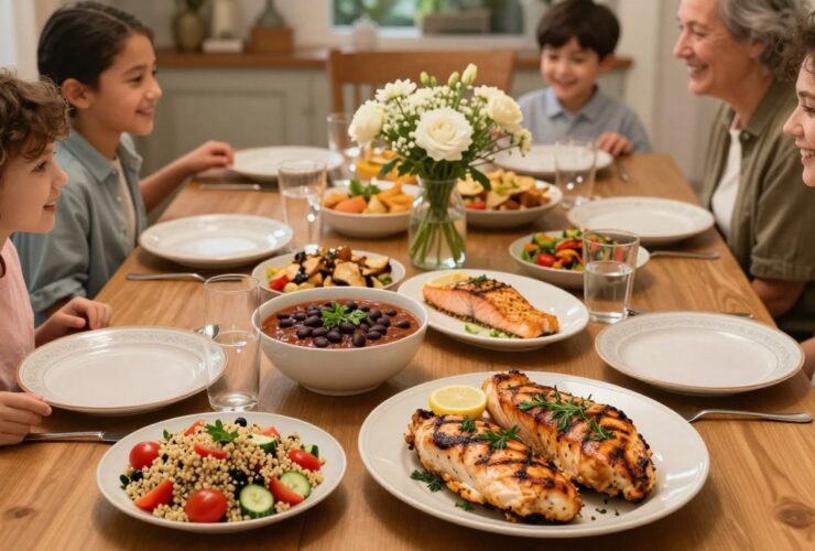 high protein family dinners
