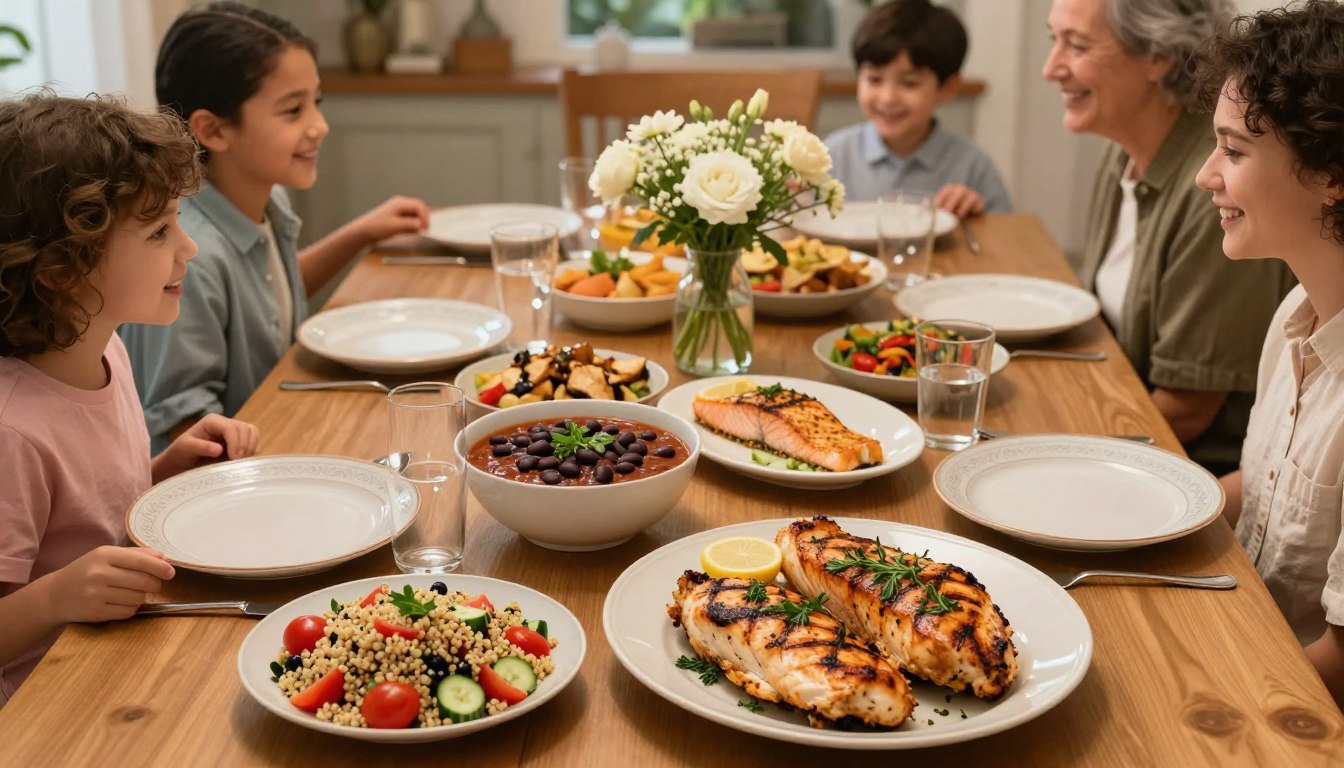 high protein family dinners