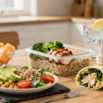 high protein lunches for work
