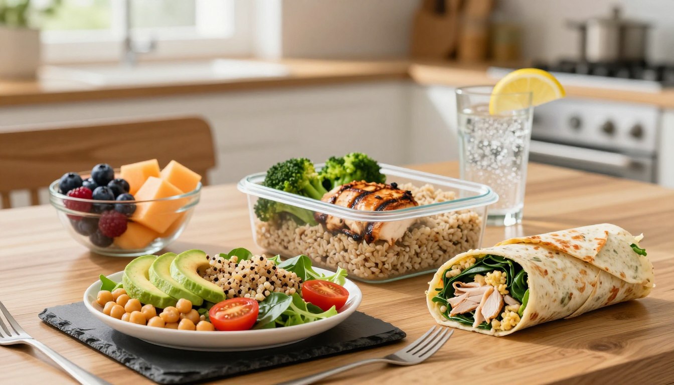 high protein lunches for work