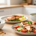 high protein meals under 500 calories
