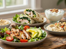 low carb high protein lunch