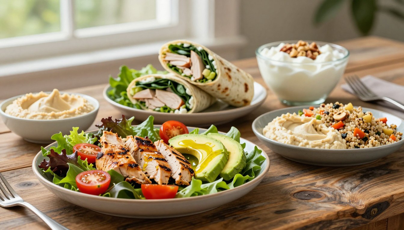 low carb high protein lunch