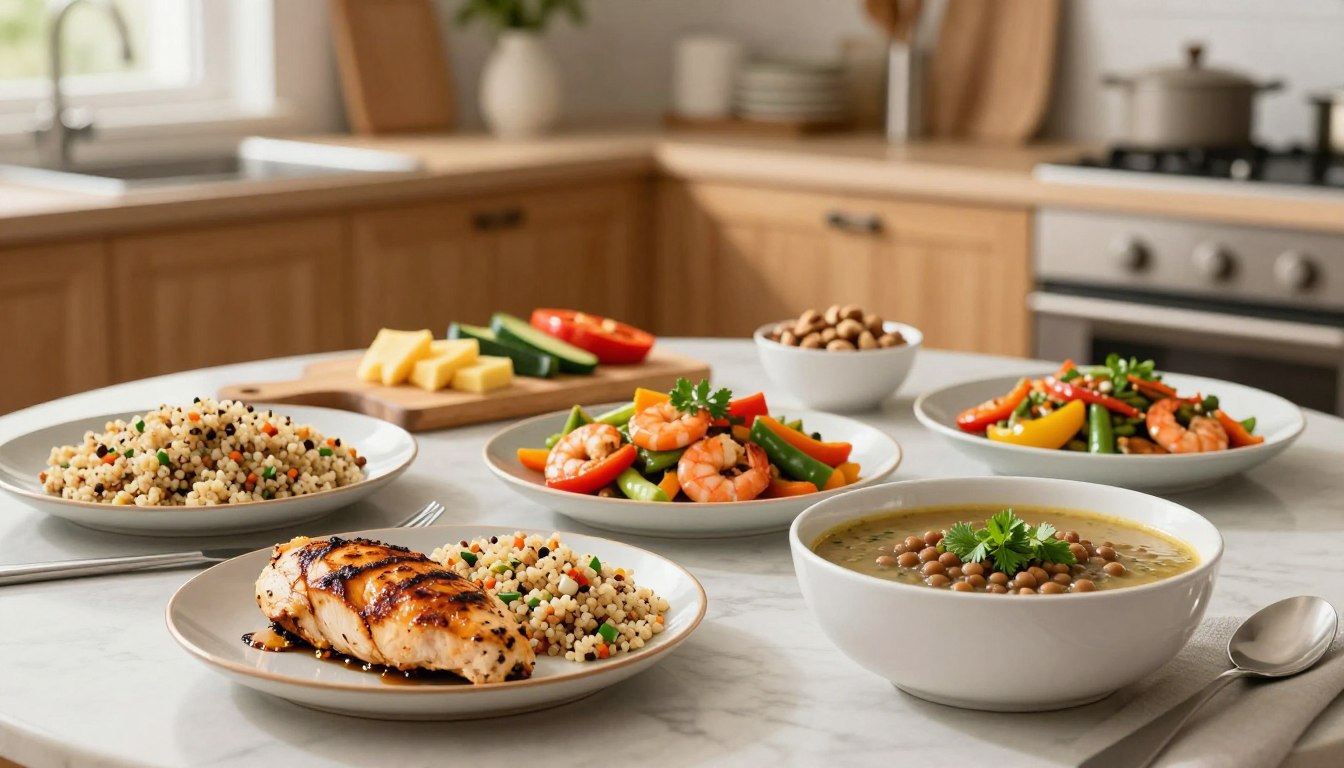 quick high protein dinners